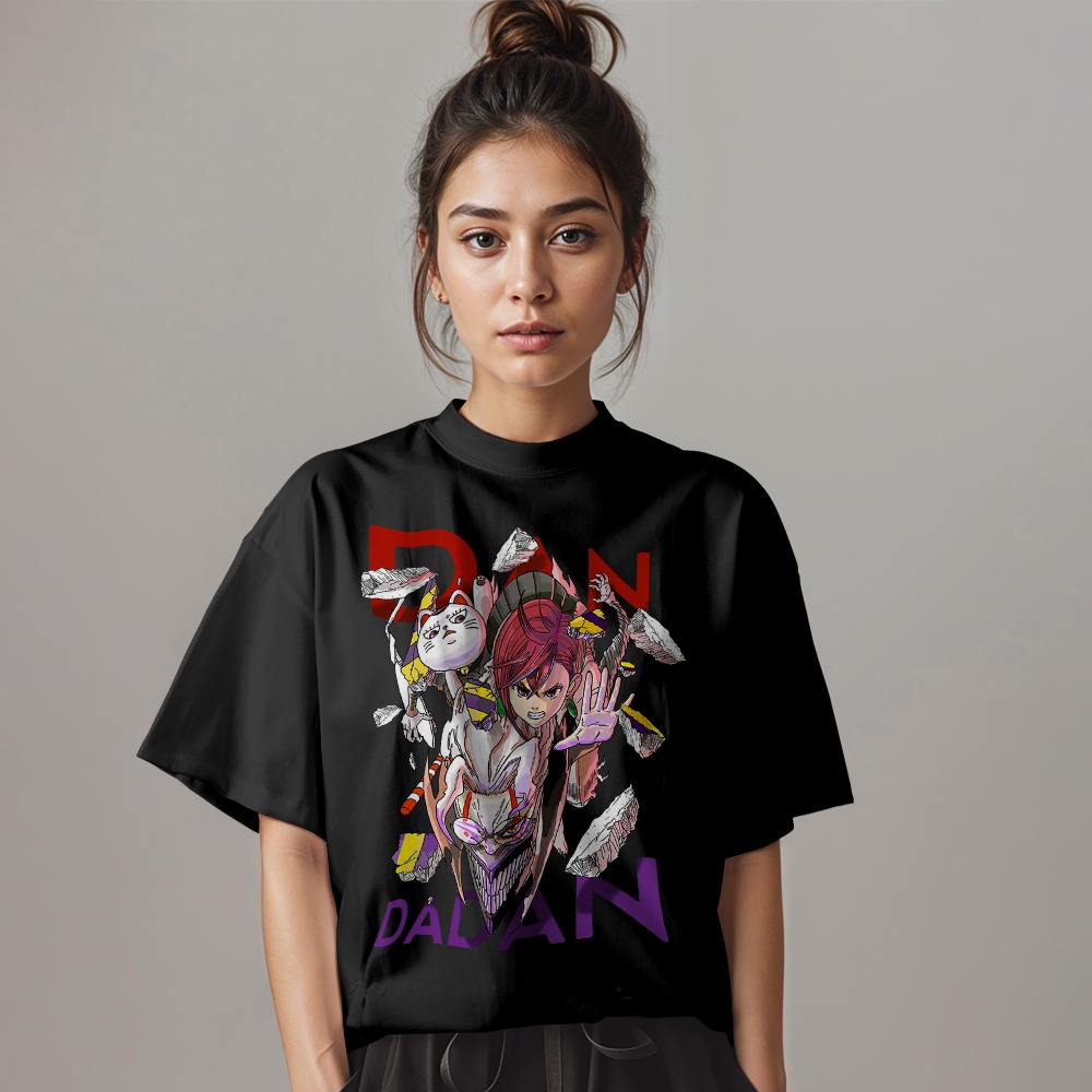 Camisa Camiseta Dandadan Momo Okarum Velha Turbo Transformação REF