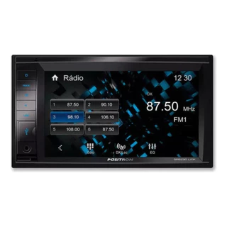 Central Multimídia Pósitron Sp8230bt 2 Din 6.2 Pol Touch Bluetooth Usb Mp3 Fm