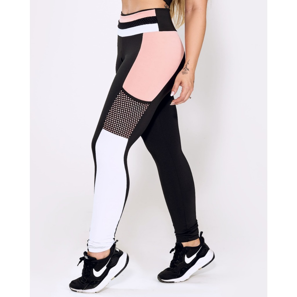 Calça Fitness Feminina Academia Com Bolso Lateral Versátil | Shopee Brasil