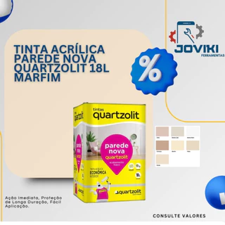 Tinta Acrílica Parede Nova Quartzolit 18L Marfim