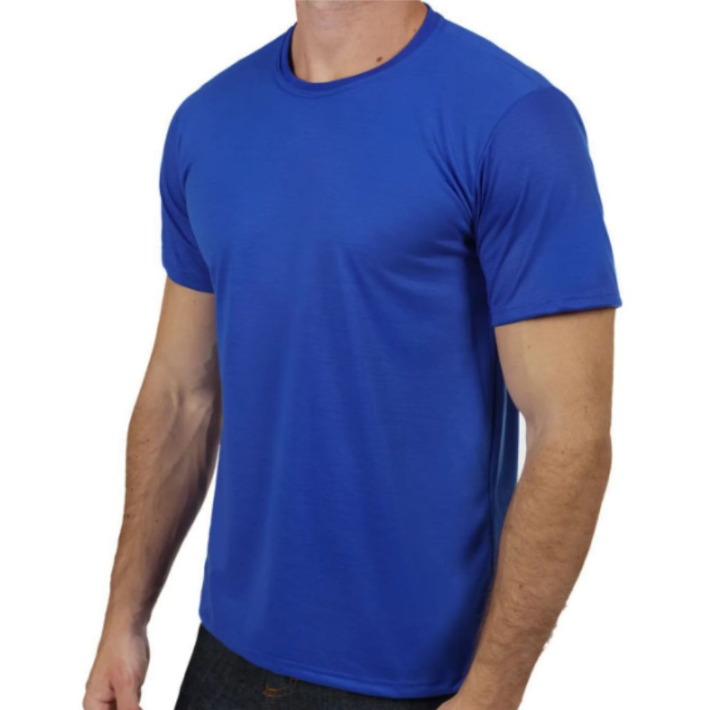 Camiseta lisa sem estampa para trabalho em Pv antipiling que nao da bolinha