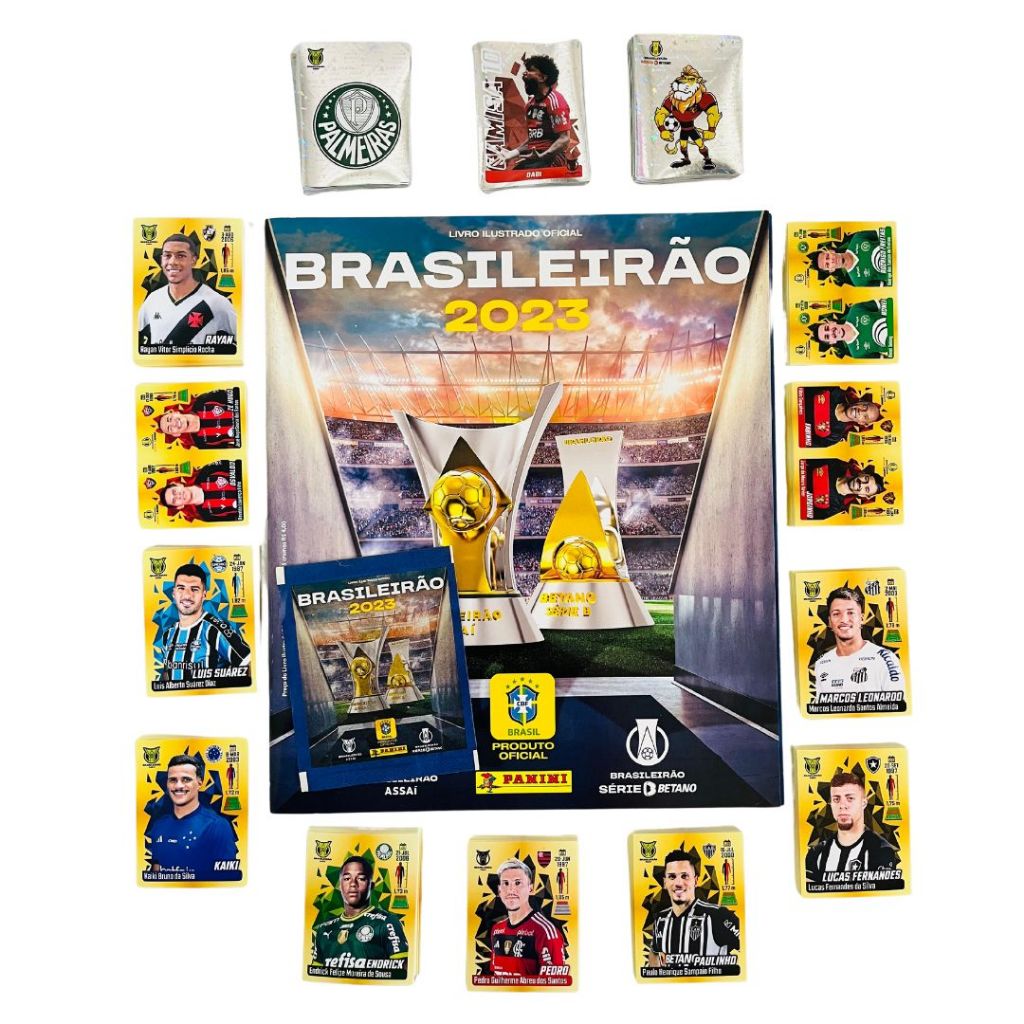Álbum Capa Dura Brasileirão 2023 completo.