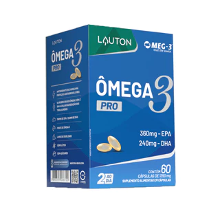 Ômega 3 PRO 360mg EPA 240mg DHA - Lauton