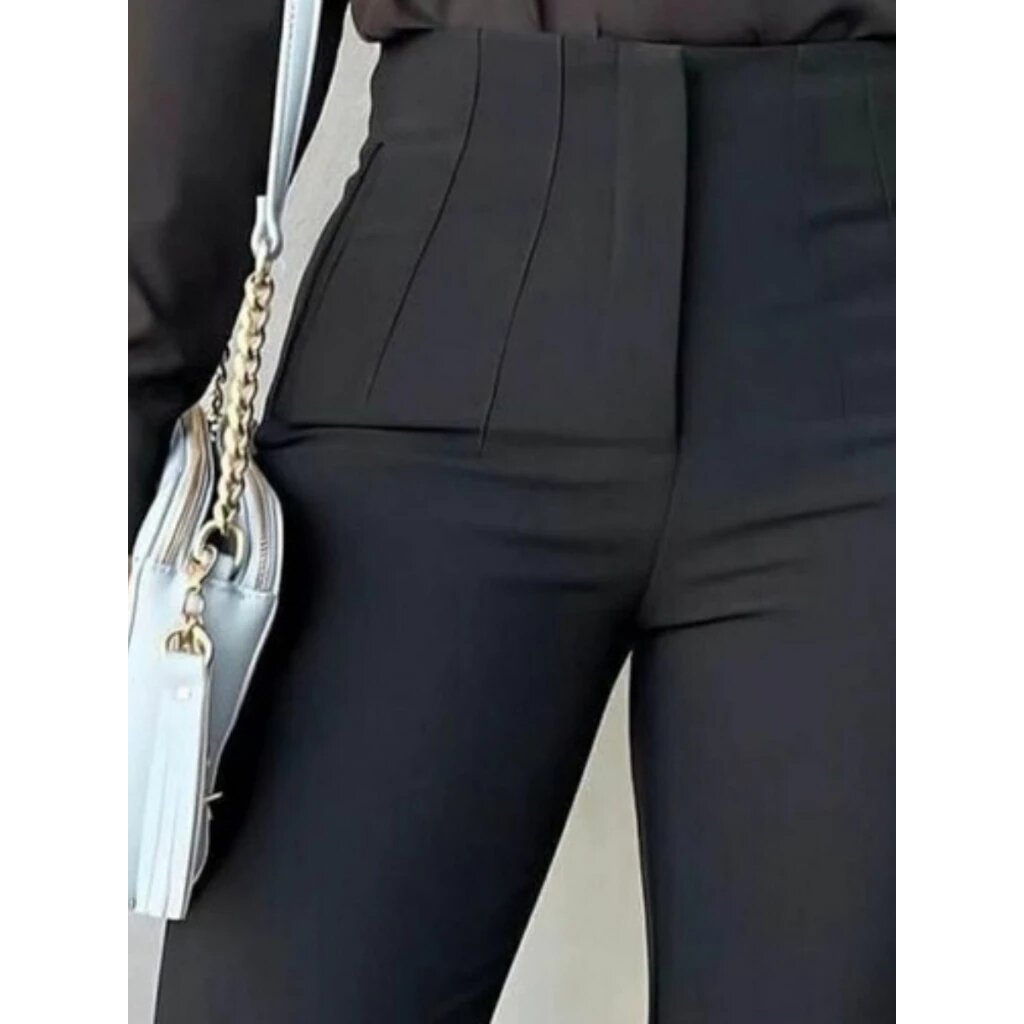 Calça Alfaiataria Feminina Cintura Alta Zara Moda Social Luxo Elegância Trabalho Festa