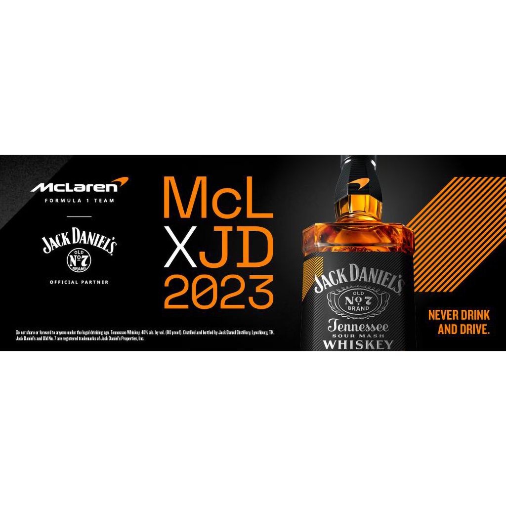 Whisky Jack Daniels McLaren 700ml - Edição Especial 2024 Whisky Jack Daniels McLaren 700ml - Edição Especial 2024