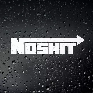 2x Adesivos NOSHIT - NOS - Nitro - 18cm ou 13cm cada
