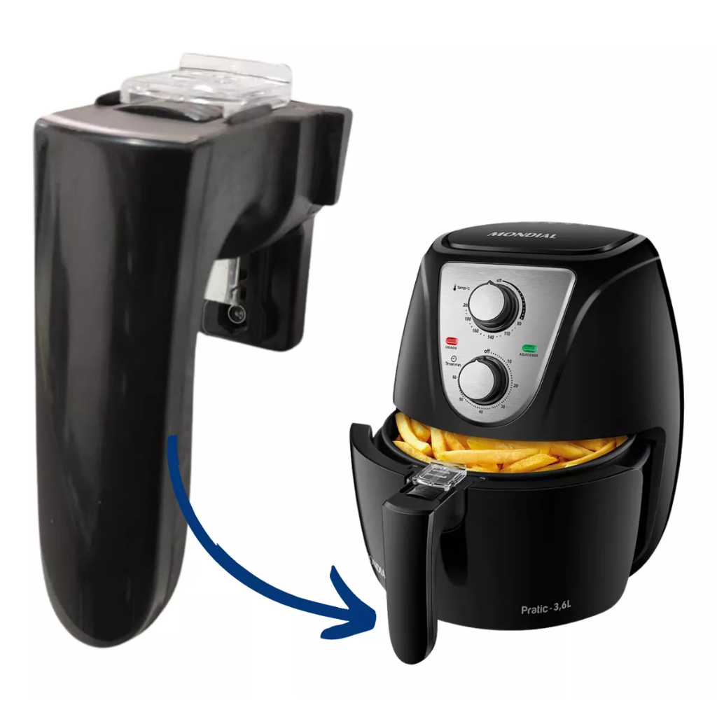 Cabo da Fritadeira Air Fryer Mondial AF29 AF 30 e AF31 AF36 - ORIGINAL ...