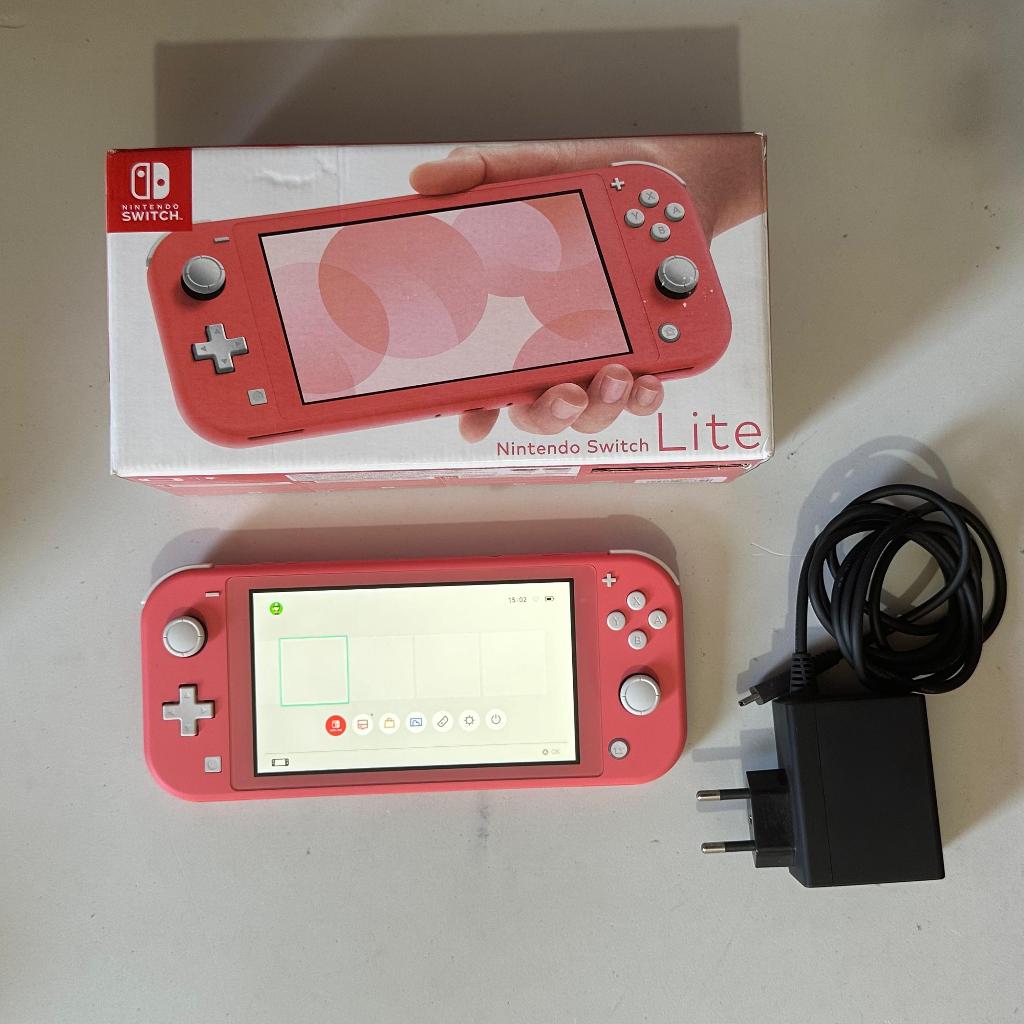 Newest Nintendo Switch Lite in Coral