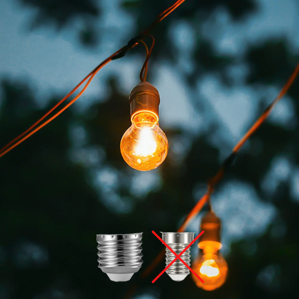 Lâmpada Led Filamento Vela Chama Balão Cristal ST64 ST58 A60