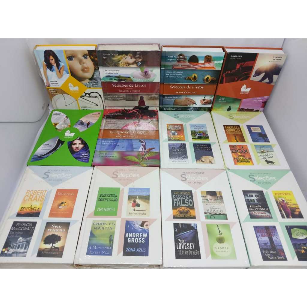 Livros 4 Títulos em 1 Seleções Readers Digest Clube de Livros