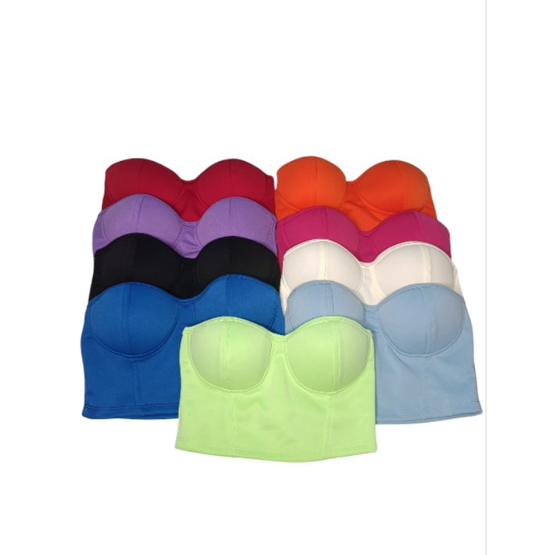 top cropped retrô tomara que caia neopreme feminino básico luxo