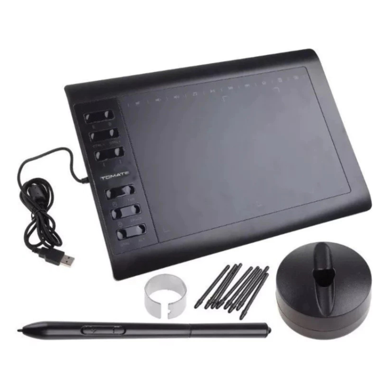 Monitor e Mesa Digitalizadora 11,6'' Tomate Alta Resolução e Sensibilidade ao Toque