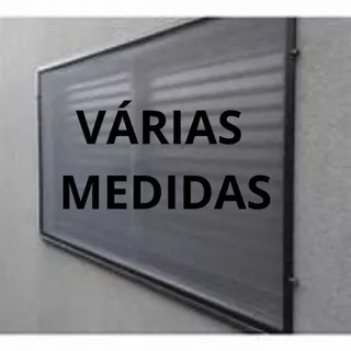 Kit tela mosquiteira removivel (várias medidas) perfil medio preto (dp009)