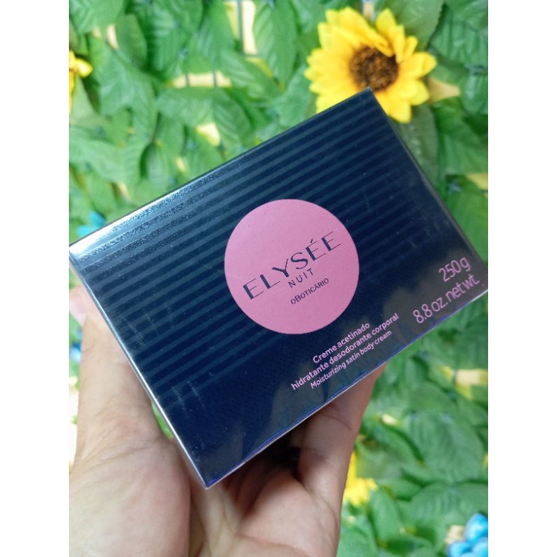 Creme acetinado corporal Elysée nuit 250g Shopee Brasil
