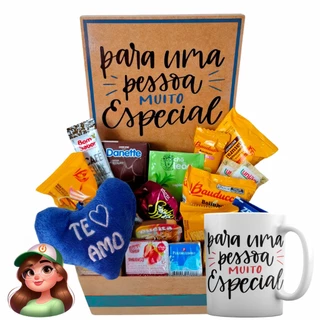Cesta Masculina | Cesta de Café da Manhã para Homens | Presente Masculino | Escolha sua Caneca