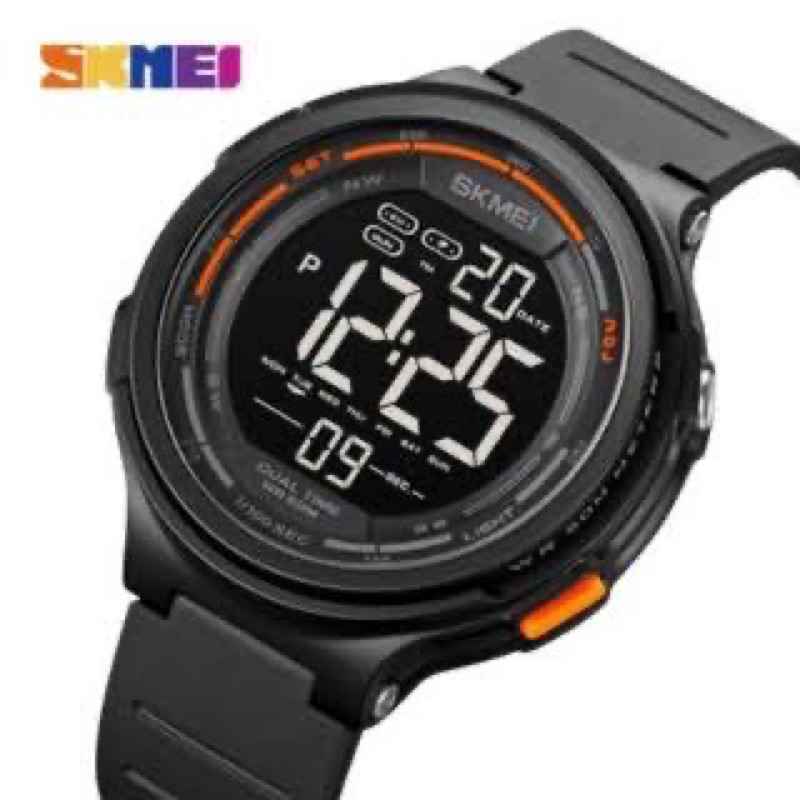 Rel Gio Masculino Digital Prova Dagua Skmei Preto Shopee Brasil