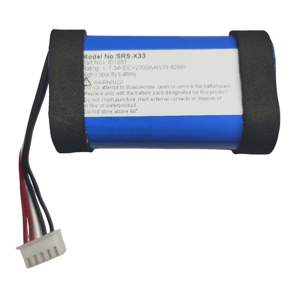 Batterie TECHTEK 3350mAh 7.4V Pour Sony SRS-XB31, SRS-XB32, SRS-XB33, SRS-XE300 – Remplace IAJ002NA, ID1057, ST-06, ST-06S – Haute Performance & Longue Durée