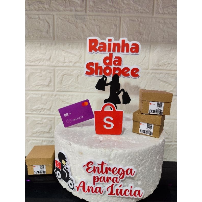 Topper de bolo shopee - topo personalizado da shopee | Shopee Brasil
