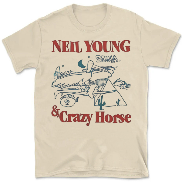 Vintage Neil Young Crazy Horse Tシャツ Camiseta Vintage Unissex Neil Young & Crazy Horse A345 | Shopee Brasil