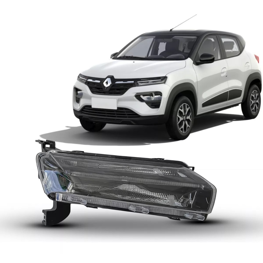 Farol Renault Kwid Led 2023 2024 2025 | Shopee Brasil