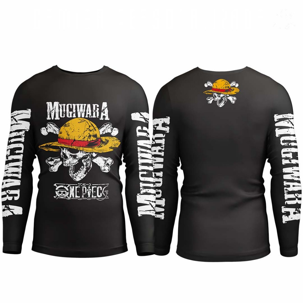 Mugiwaraページです。 Camisa Manga Longa One Piece Mugiwara Pirates Dri Fit | Shopee Brasil