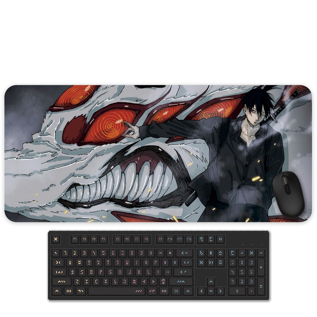 マウス・トラックボール CHAINSAW MAN - LUNAR SPEED Glass Pad