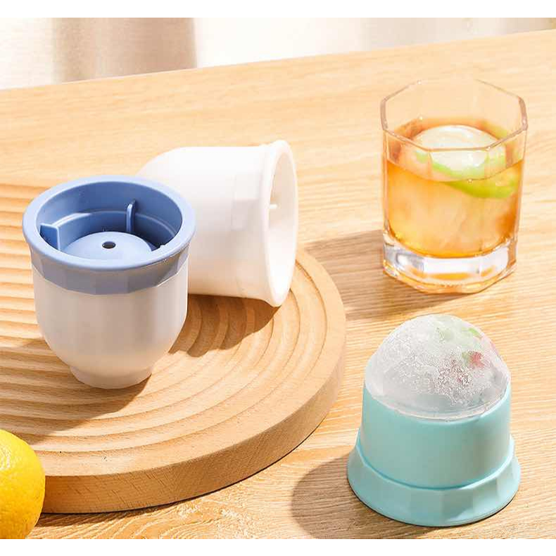 Kit 3 e 5 Forma De Gelo Esfera Bola Silicone Grande Redonda Bar Whisky Molde ICE Ball Drink