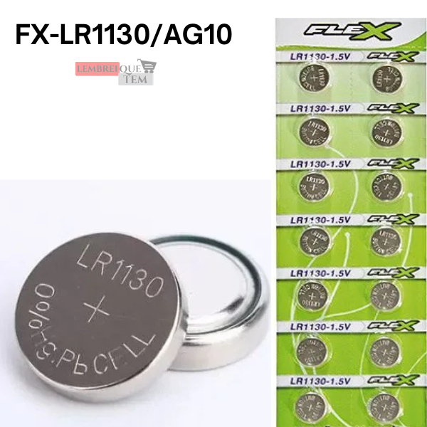 Pilha Bateria Botão LR1130 AG10 1.5V Alcalina | Shopee Brasil