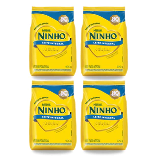 4 Leite Em Pó Ninho Integral Nestlé 975g em Oferta na Shopee