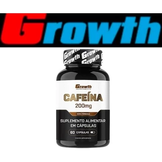 Cafeína (200MG) 60 caps - Growth Supplements (termogênico)