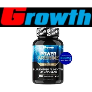 Power Arginine (120 Caps) - Growth Supplements Original Envio Imediato.