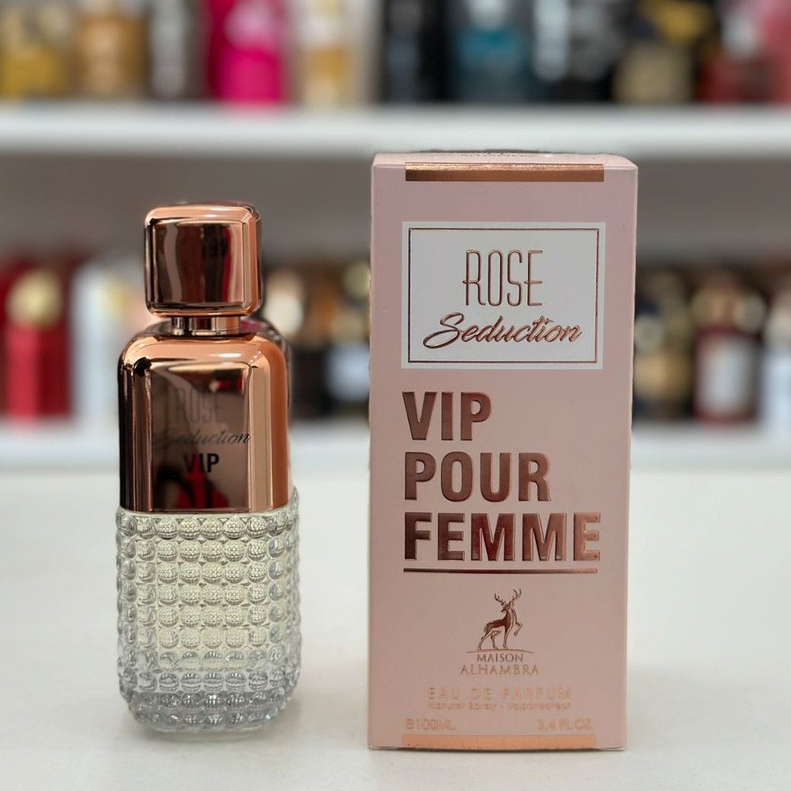 Perfume Árabe Rose Seduction Vip Pour Femme Maison Alhambra