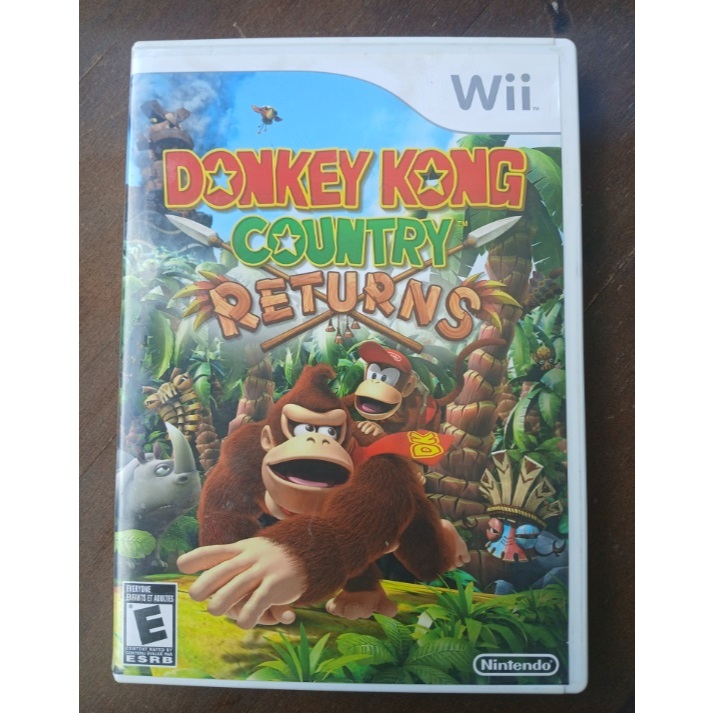 Encarte + Manual + Box: Donkey Kong Country Returns / Nintendo Wii (Originais)
