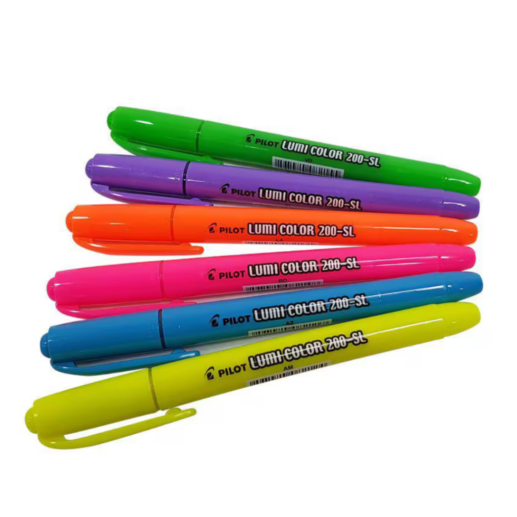 Caneta Marca Texto Lumi Color Pilot 200-sl Pilot Cores Neon | Shopee Brasil