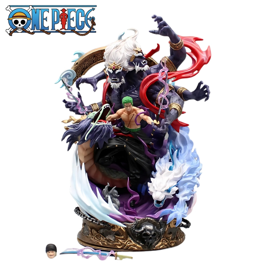 Action Figure Roronoa Zoro - 40cm a 10cm - Ashura - para Fãs de