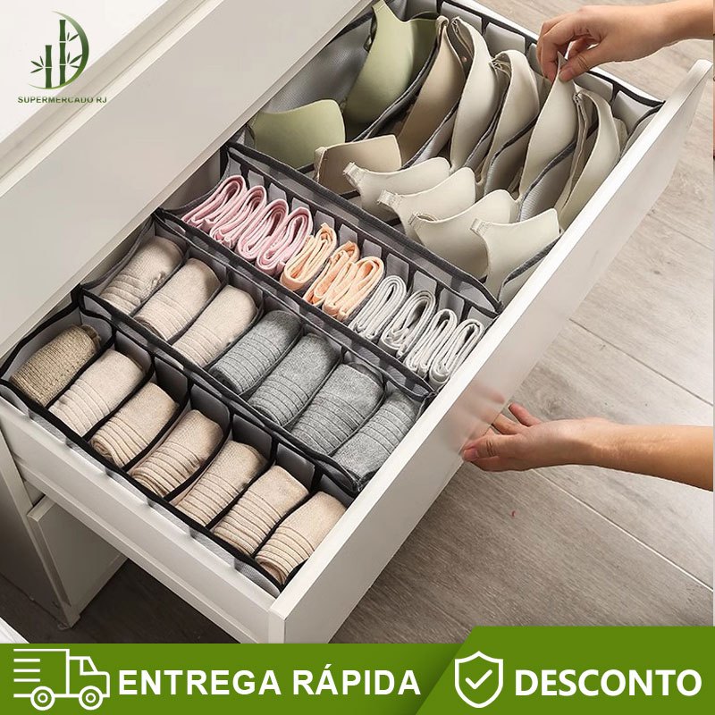 Roupas íntimas Tipo gaveta de armazenamento íntimas Caixa de armazenamento de roupas íntimas Caixa organizadora de meias