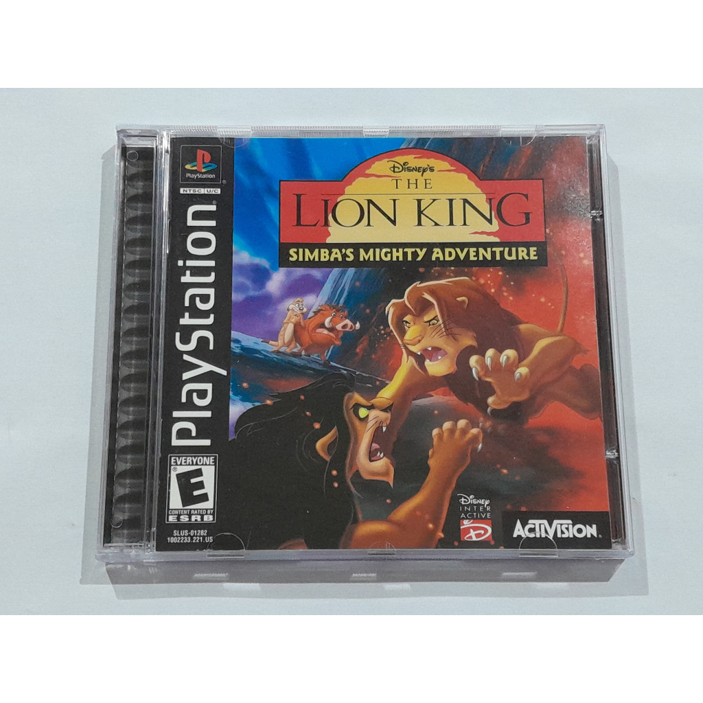 The Lion King Simba's Mighty Adventure p/ PS1 Original | Shopee Brasil
