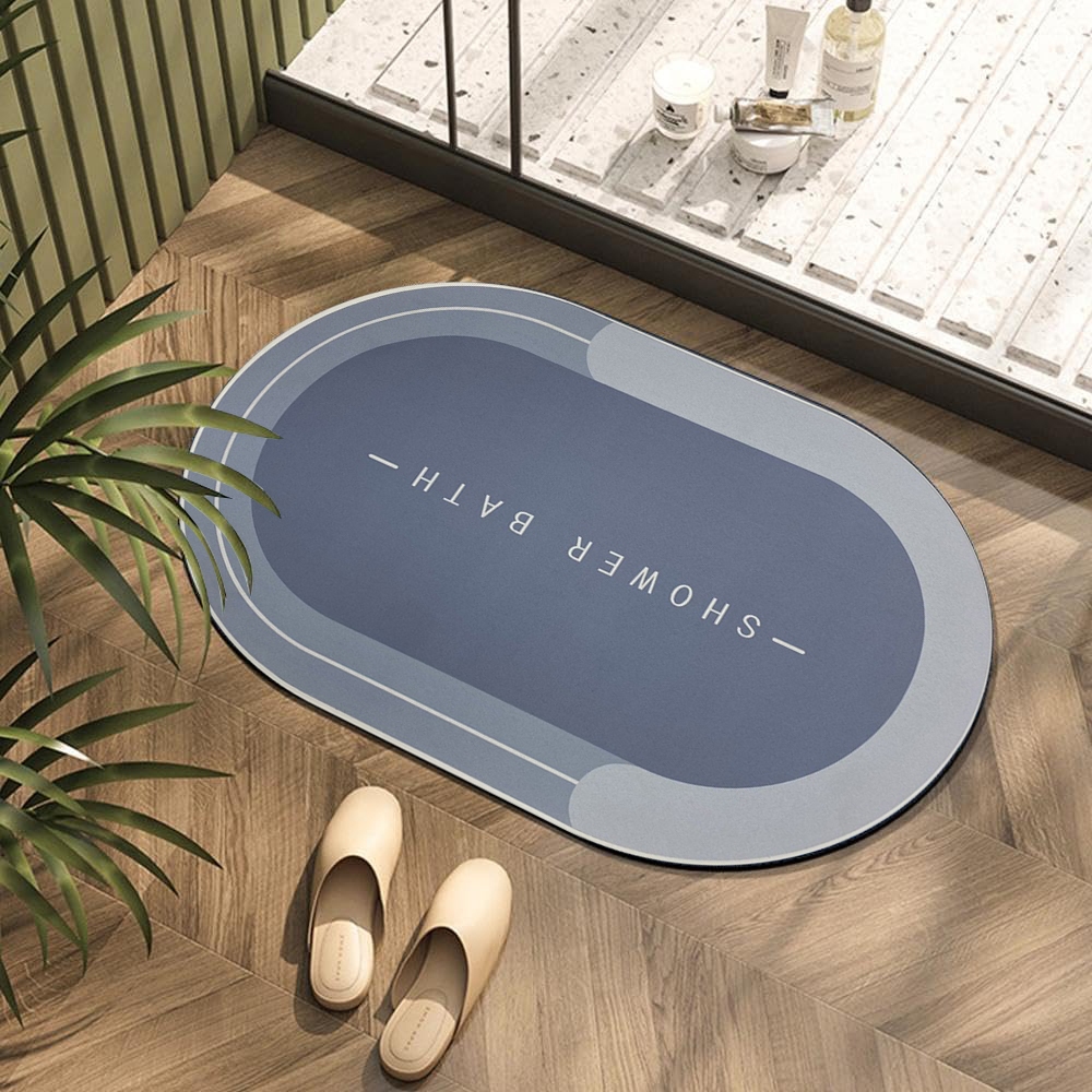 Tapete Antiderrapante para Banheiro - Super Absorvente e de Secagem Rápida para Chuveiro, Cozinha e Varanda
