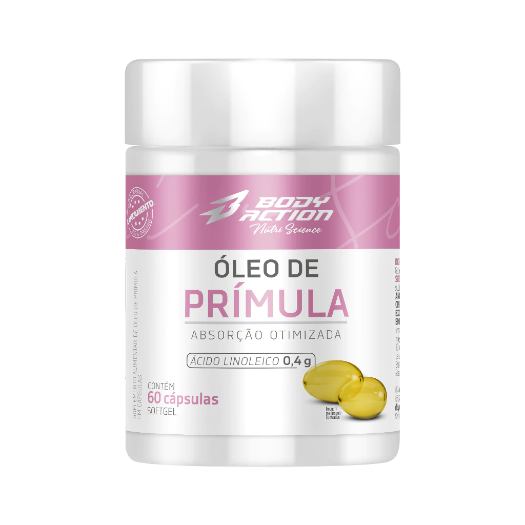 Óleo De Prímula Ácido Linoleico 400mg 60 Cápsulas Bodyaction