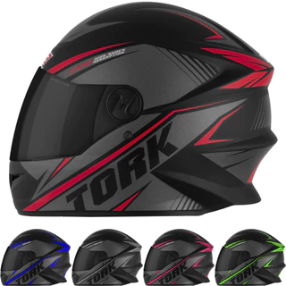 Capacete Moto Fechado Pro Tork R8 Viseira Fumê Masculino Feminino Esportivo Motoboy Motociclista