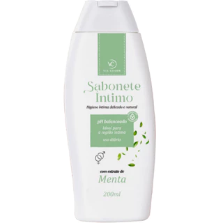 SABONETE ÍNTIMO MENTA VIA CHARM COSMÉTICOS PH BALANCEADO