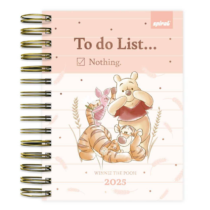 Agenda Diária 2025 Ursinho Pooh Disney, 176 folhas | Shopee Brasil
