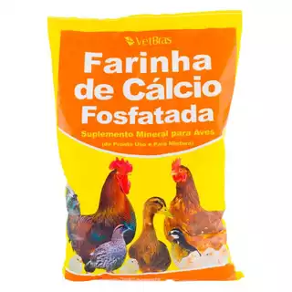 Farinha De Calcio Fosfatada Suplemento Mineral Vetbras 1kg