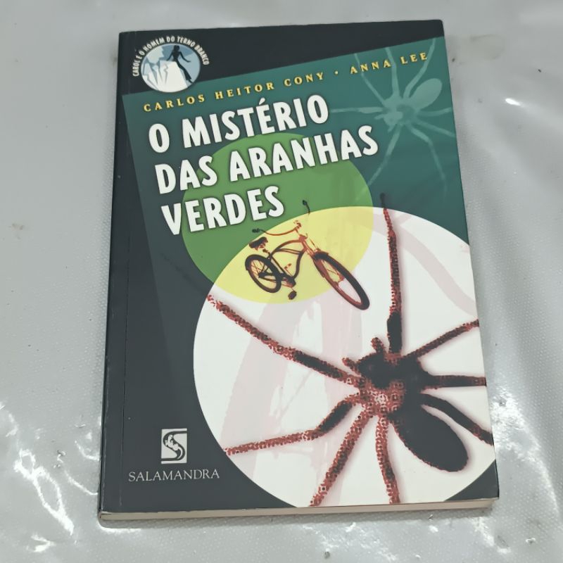 Livro o mistério das aranhas verdes | Shopee Brasil