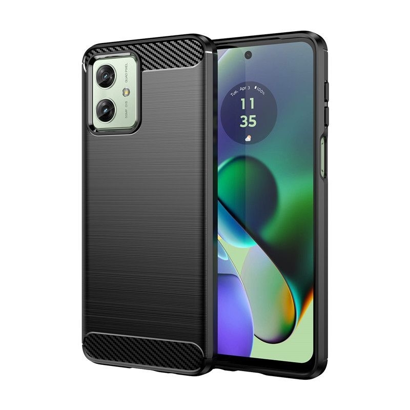 Capa Capinha Para Motorola Moto G54 Anti Impacto Fibra D carbono