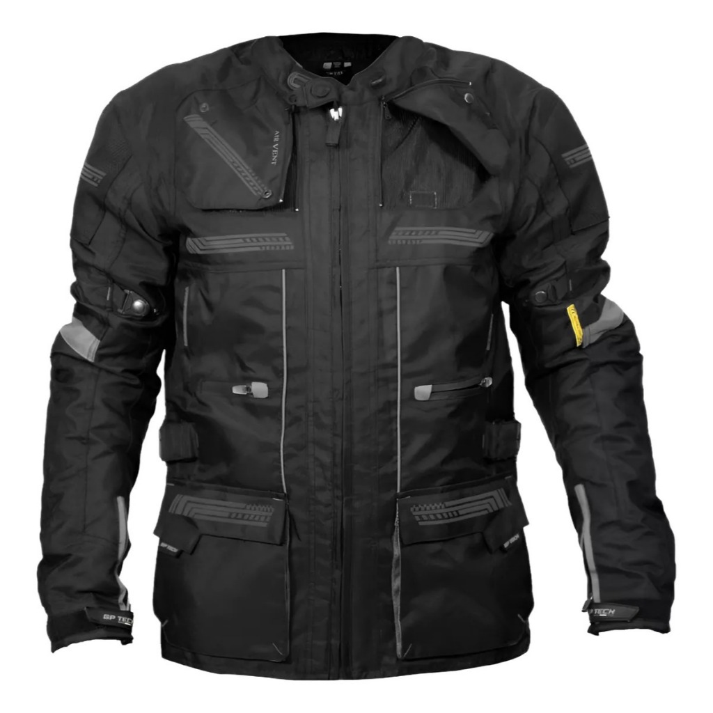 Jaqueta Motoqueiro GP TECH Explorer ADV Preta | Shopee Brasil