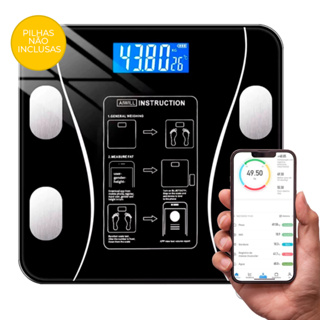 Balança Bioimpedância Profissional Digital via Bluethooth Até 140kg