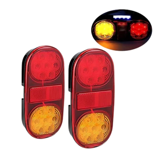 Par Lanterna Traseira Led De Carretinha Jet Ski Reboque 12V Carretinha Frete LED com Pisca em Oferta na Shopee