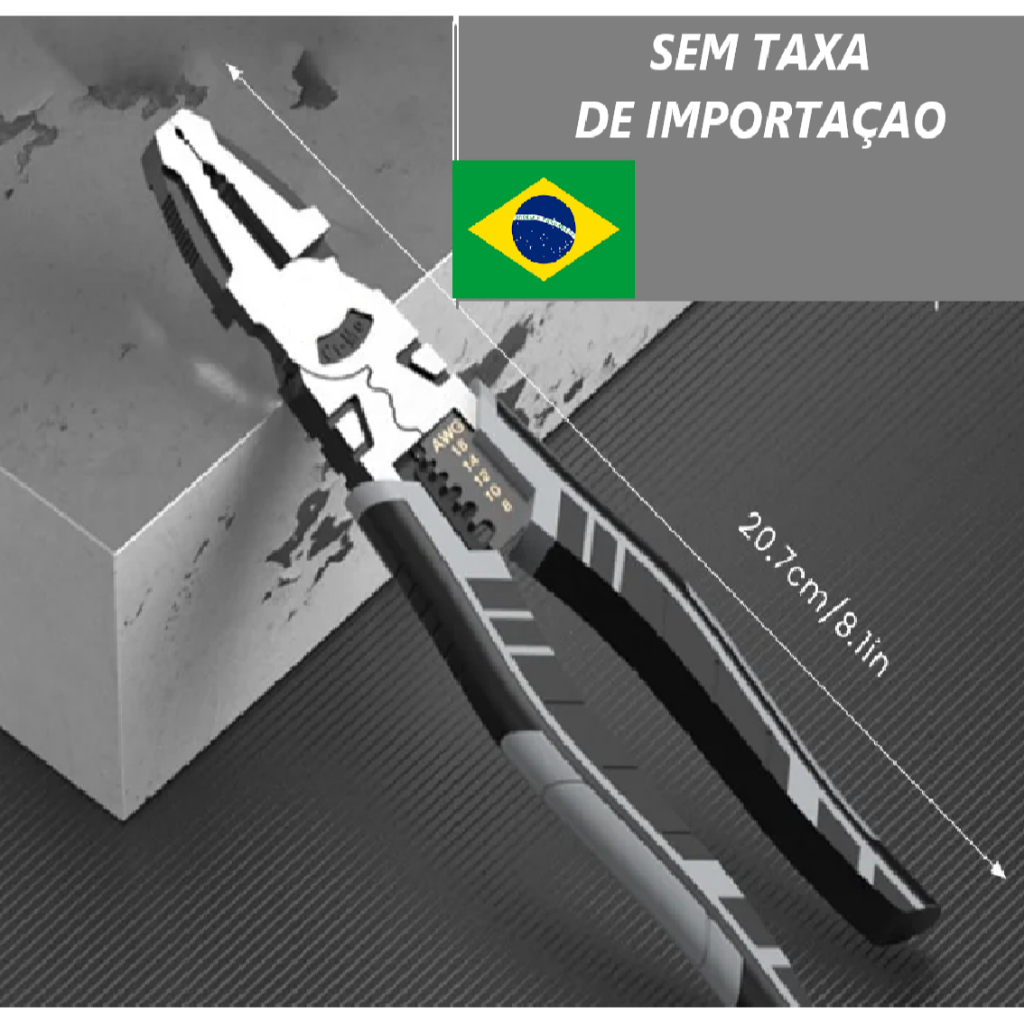 Multifuncional Universal Alicate Diagonal Heavy Agulha Nose Alicates Ferramentas De Hardware