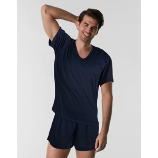 Kit com 2 Pijamas Masculino Short e Blusa Malha Conforto em Oferta na Shopee